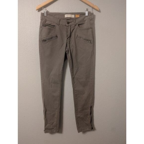 Anthropologie Pilcro and the Letterpress Olive Green Skinny‎ Jeans Womens 28 - Picture 1 of 10